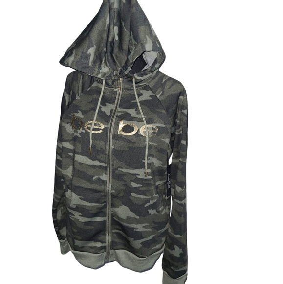 💕NWT BeBe Sport Camo Zip Hoodie💕Size 1X - Picture 5 of 8